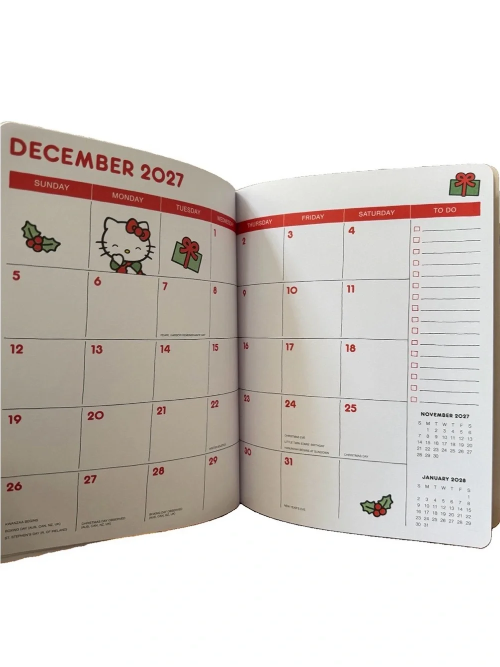 Sanrio Hello Kitty & Friends 17-month Aug 2026-Dec.2027 Slim Thin Planner 9.5x7.